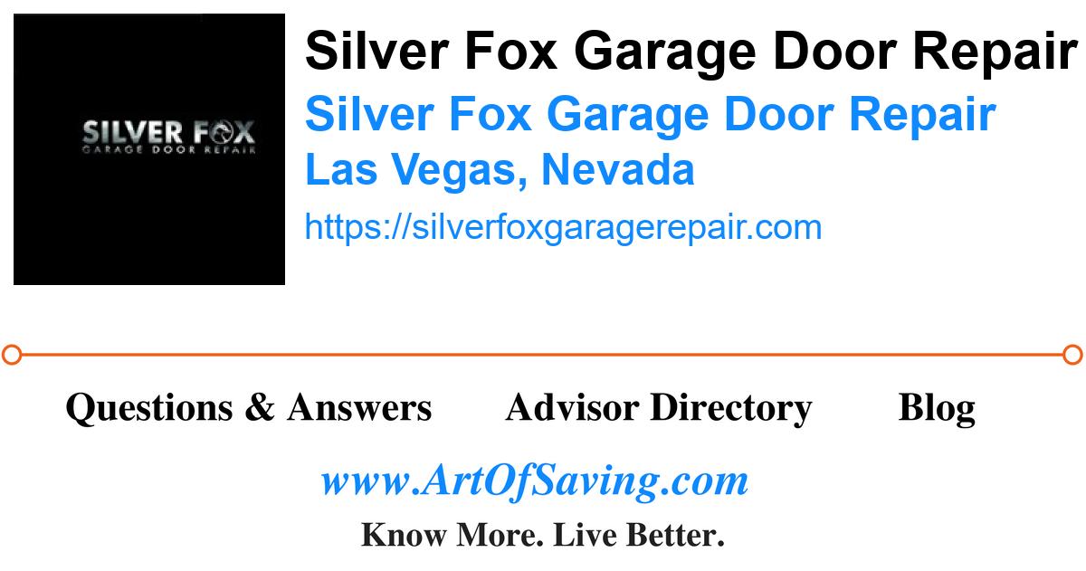 Silver Fox Garage Door Repair Silver Fox Garage Door Repair