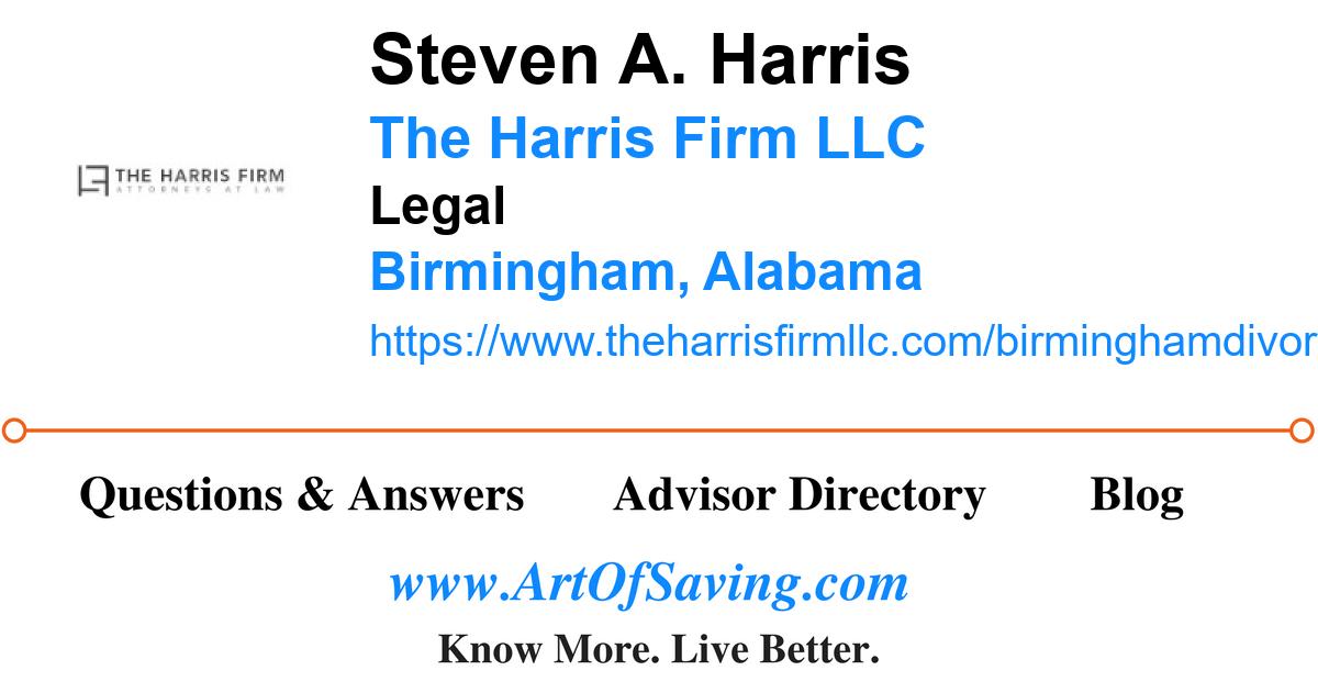 Steven A. Harris The Harris Firm LLC Legal Birmingham Alabama