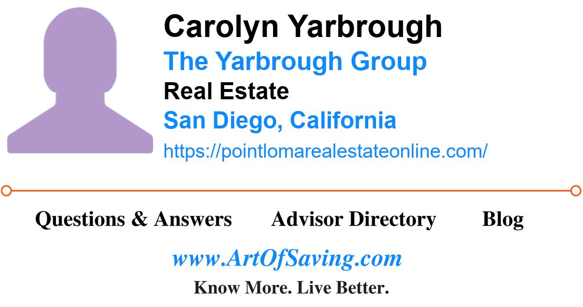Carolyn Yarbrough The Yarbrough Group Real Estate San Diego