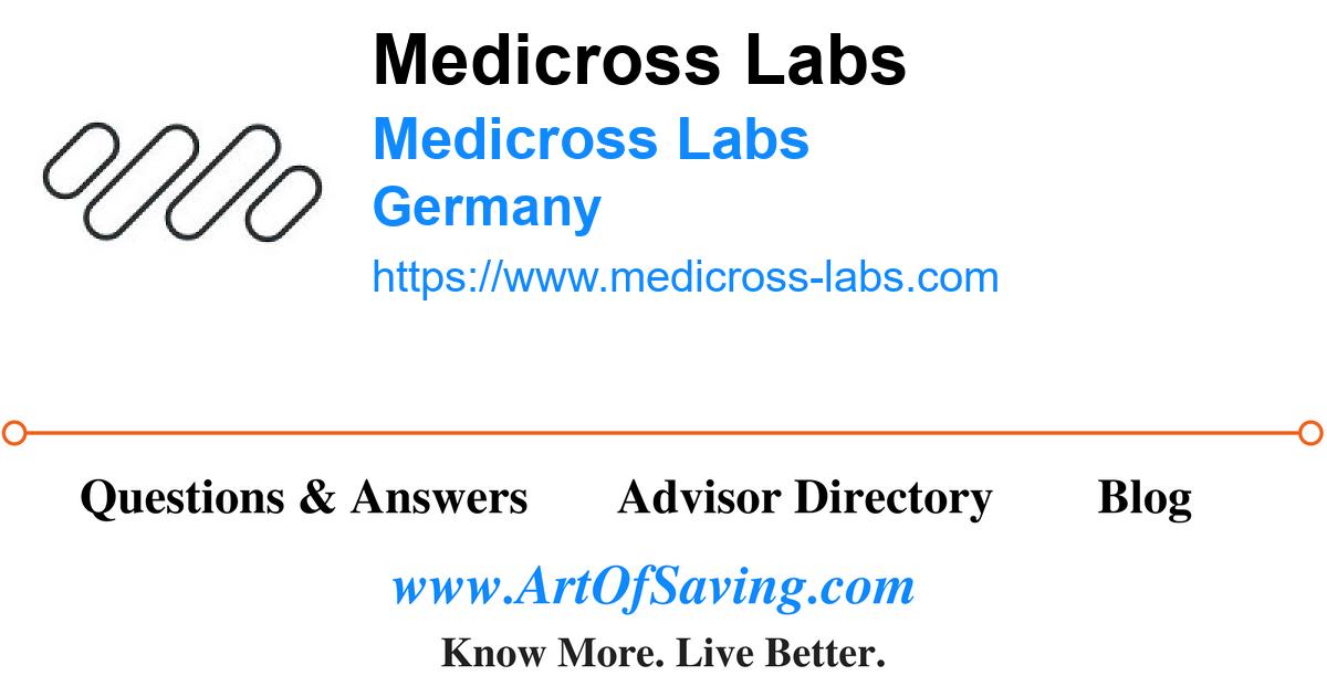 Medicross Labs - Medicross Labs - Germany | Art Of Saving